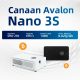 New Canaan Avalon Nano 3S 6Th/s 140W BTC Miner Cheep Bitcoin Miner Home Office Heater with PSU for Home Use March Batch
